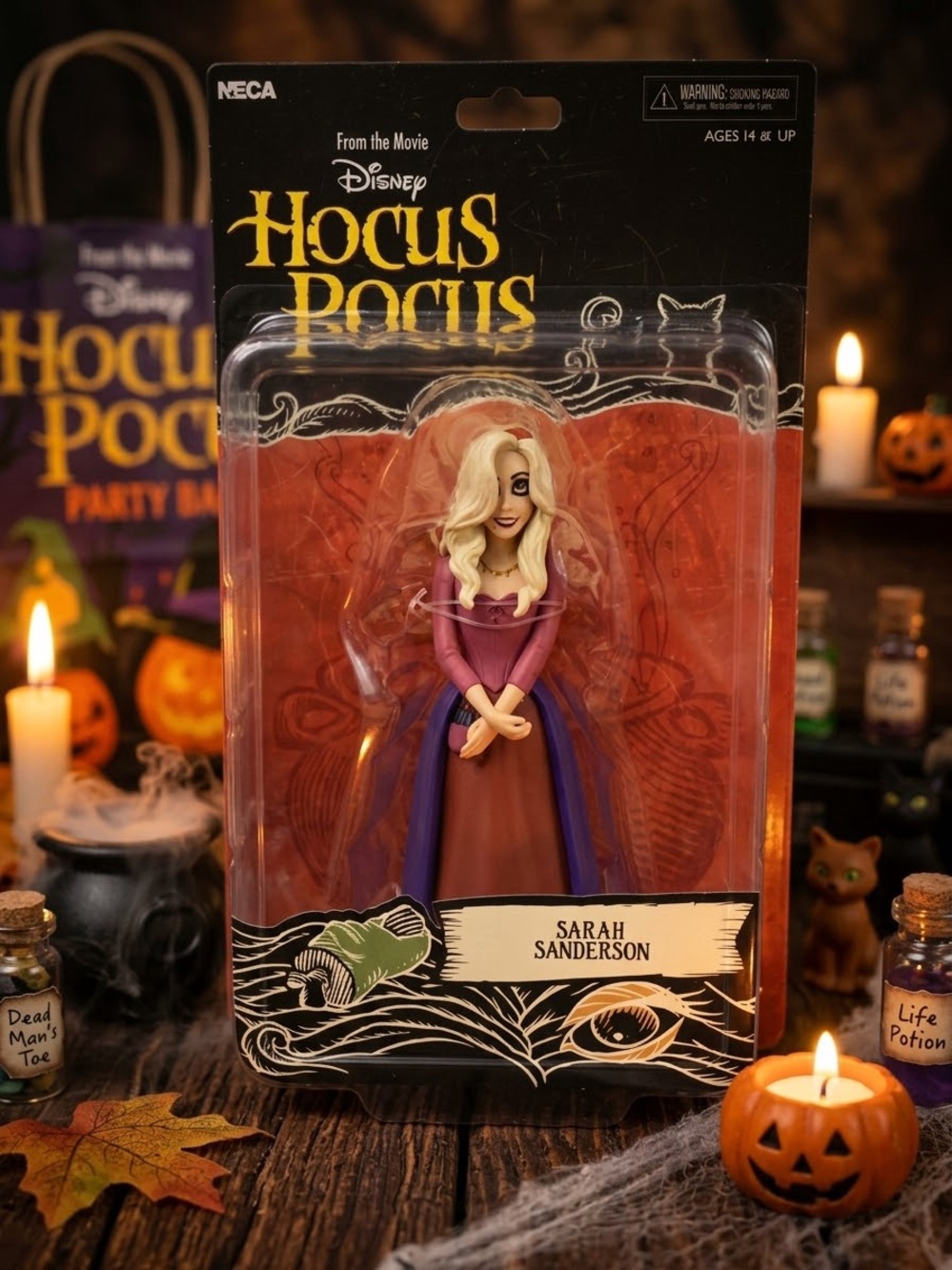 Disney Hocus Pocus Sarah Sanderson Figure - Purple, Brown, Blonde